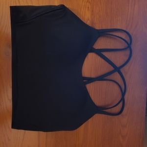 Lululemon black sports bra
